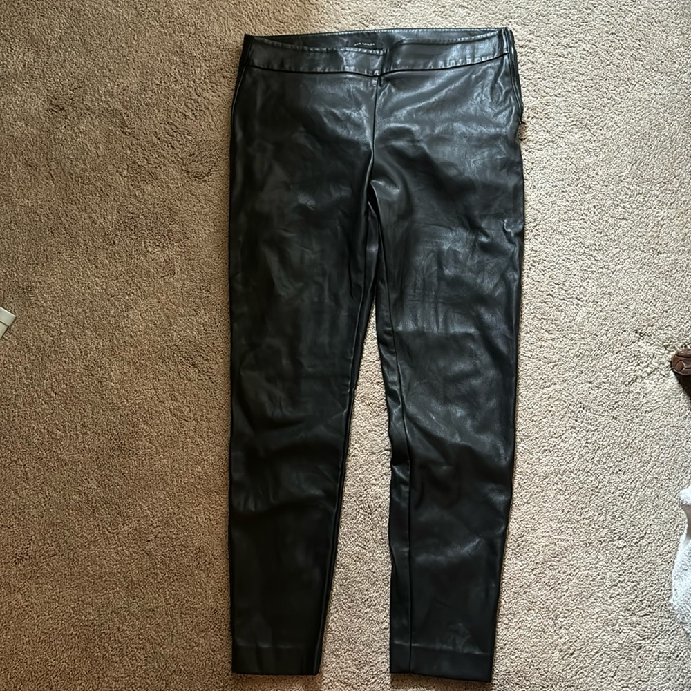 Ann Taylor Pleather Leggings